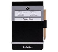 Pukka Pad Notepad Pocket Book A7 Ruled Casebound Cardboard Hardback Black 200 Pages 100 Sheets
