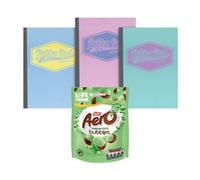 Pukka Pad Pastel A4 Refill Pad 400 Pages Pack of 3 + FOC Aero Bubbles
