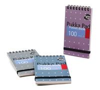 Pukka Pad Ruled Wirebound Metallic Pocket Notebook 100 Pages A7 (Pack of 6) 6254