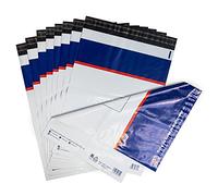 Pukka Pad Poly Mailer 10 Pack - Mailing Bag with Peel Off Backing and Self Seal Adhesive - Tear Resistant Shipping Envelopes - Designated Spaces for Postal Address - Size 4-320 x 440 + 40mm