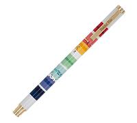 Pukka Pad, Pukka Pen Metal with Refillable Gel Ink - Perfectly Weighted with Smooth, Precise Black Ink - Removable Cap and Gold Details - Colour Wash