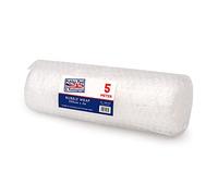 Pukka Pad, Pukka Post -Lightweight Protective Bubble Cushioning Wrap for Packaging and Mailing, Small Air Bubbles, 300mm x 5m Roll, Clear for Packing or Storage Boxes