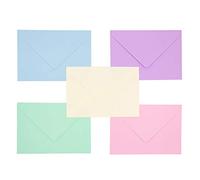 Pukka Pad, Pukka Post & Packaging Gummed Envelopes - Pack of 25, Ready-to-Seal, Durable 100GSM Postal Envelopes for Letters, Invitations, and Other Mail - 229 x 162 mm, Size C5, Pastels