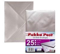 Pukka Post & Packaging Envelopes C5 Silver Gummed 100GSM 162mmx229mm (Pack of 25