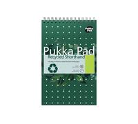Pukka Recycled Shorthand Notebook Reporter Pad 160 page Pack of 3