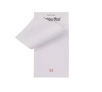 Pukka Pad, Restaurant Pad - 100 Numbered Sheets of Order Paper for Dining and Delivery Wait and Kitchen Staff - 127 x 64mm - Pack of 50 Pads