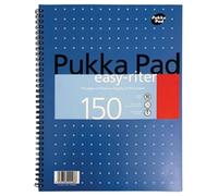 Pukka Pad Ruled Metallic Wirebound Easy-Riter Notepad A4 White (3 Pk)
