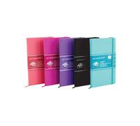 Pukka Pad Signature Soft Cover Notebook Casebound A5 Assorted (5 Pack) 7747-SIG