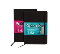 Pukka Pad Signature Soft Cover Notebook Casebound A5 Black (Pack of 3) 7746-SIG
