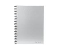 Pukka Pad Notebook Wirebound Hardback Ruled 160pp A4 Silver Pack 5