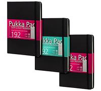 Pukka Pad, Soft Cover A5 Notebook - Casebound Journal with Page Marker Ribbon, Inside Pocket, and Elasticated Closure - 192 Pages of 80GSM Paper with 8mm Lines - 21.6 x 15.4cm