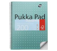 Pukka Pad Square Wirebound Metallic Jotta Notepad 200 Pages A4, JM018SQ (Pack of 1).