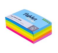 Pukka Pad Stickys - Rectangular Yellow Sticky Note Block - Self-Adhesive and Easy to Reposition for Office Memos, Study Reminders, and Personal Appointments - 400 Sheets of 70GSM Paper - 127 x 76mm
