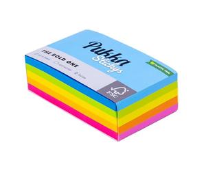 Pukka Pad Stickys - Rectangular Yellow Sticky Note Block - Self-Adhesive and Easy to Reposition for Office Memos, Study Reminders, and Personal Appointments - 400 Sheets of 70GSM Paper - 127 x 76mm