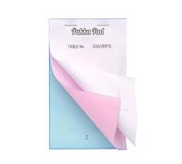 Pukka Pad, Triplicate Restaurant Pad - 50 Numbered Sheets of Order Paper for Dining and Delivery Wait and Kitchen Staff - No Carbon Required - 165 x 95mm - Pack of 50 Pads