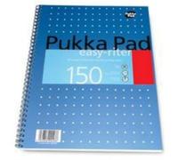 Pukka Pad Easy-Riter ERM009 A4 Ruled Wirebound Notebook 150 Pages - Metallic (3 Pack)