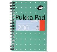 Pukka Pad TS-180222 Jotta Wirebound Perforated Ruled A6 Notebook, 200pp, 80gsm, Pack of 3