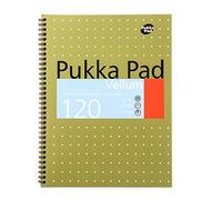 Pukka Pad vellum A4 wire bound notebook 80gsm ruled and margin 120 pages