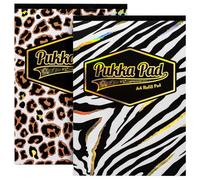Pukka Pad Wild A4 160 Page Refill Pads (2) Assorted
