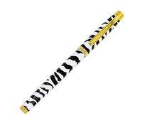 Pukka Pad, Wild Premium Ballpoint Pen with Gold Foil Display Box and Hanging Ribbon - Black Ink - Zebra