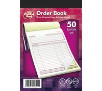 Pukka Pads 127 x 203mm 50 Set NCR Duplicate Order Book (Pack of 5)