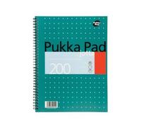 Pukka Pads 6 Pack of A4 Pad Metallic Jotta Notebook JM018-200 Pages Per Pad