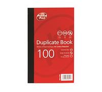 Pukka Pads 6901-FRM Value 216x130mm Plain Ruled Duplicate Book (Pack of 5)