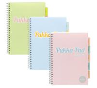 Pukka Pads A4 Pastel Project Book, Pack of 3