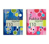 Pukka Pads A4 Recycled Pad - Pink/ Blue