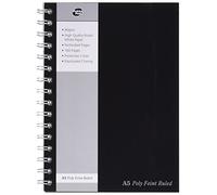Pukka Pad Jotta Notebook A5 – Polypropylene Ruled, 160 Pages – Pack of 3, Black