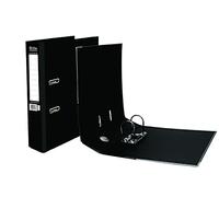 Pukka Pads Bright A4 Lever Arch File Office File Organiser Folder (Black, 5 Files)