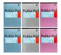 Pukka Pads Pukka Pad, A4 Refill Notepad 160 Pages Of Premium Quality Paper - 80Gsm, With Feint Ruled 8mm Lines And Margin Tape Head Bound