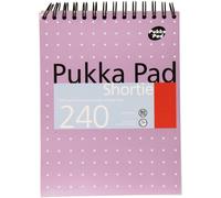 Pukka Pads SM024 A5 80gsm Shortie Writing Pad - Metallic-Pack of 3