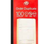 Pukka Pads Value 210x130mm Duplicate Order Book (Pack of 5)