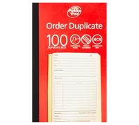 Pukka Pads Value 210x130mm Duplicate Order Book Single 6907 FRM