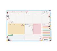 Pukka Pads Weekly Planner Pad, Ditzy Floral, Pack 6