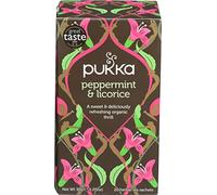 Pukka Peppermint and Licorice Tea, 20 Herbal Tea Sachets