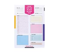 Pukka Pad, Pukka Planet B5 Daily Planner Pad Featuring 100% Recycled Paper with Space for Calls, Emails, Exercise, Goals, to-Go Lists, Notes, and Schedule - 25 x 19cm