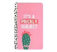 Pukka Pad, Pukka Planet A5 Soft Cover Notebook - Casebound Journal - 192 Pages of 8mm Ruled 90GSM Paper - Feature Acid-Free, Vegan Inks and Recycled Paper, 21.5 x 13.4cm - Prickly Subject