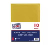 Pukka Post & Packaging Bubble Lined Envelopes Gold Peel and Seal Size H 290mmx37