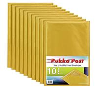 Pukka Post & Packaging Bubble Lined Envelopes Gold Peel and Seal Size J 320mmx45