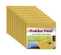 Pukka Post & Packaging Bubble Lined Envelopes Gold Peel and Seal Size CD 200mmx1