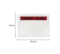 Pukka Post Pukka A5 Documents Enclosed Clear Label (Pack Of 10) - 9659-Pck
