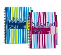 Pukka Project Pads A4 80gsm 5 Coloured Movable Dividers
