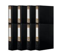 Pukka Recycled Box Files Foolscap 75 mm Black Pack of 8