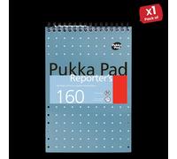 Pukka Reporter's Pad 160 Pages - Lined - Pack of 1 Pukka Multicolor