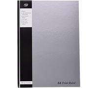 Pukka A4 Casebound Notebook - Ruled, 192 pages, 90gsm - Silver & Black - Pack of 5