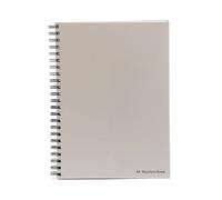 Pukka ST-7498936 A4 Wirebound Book, 90gsm, 160 Pages, Silver, Pack of 5