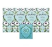 Pukka Tea "Relax" 4 x 20 {80, 120 & 160's} Tea Bags Organic & ENVELOPED Version (120)