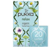 Pukka Tea Relax Organic Herbal 20 Teabags (Pack of 4)